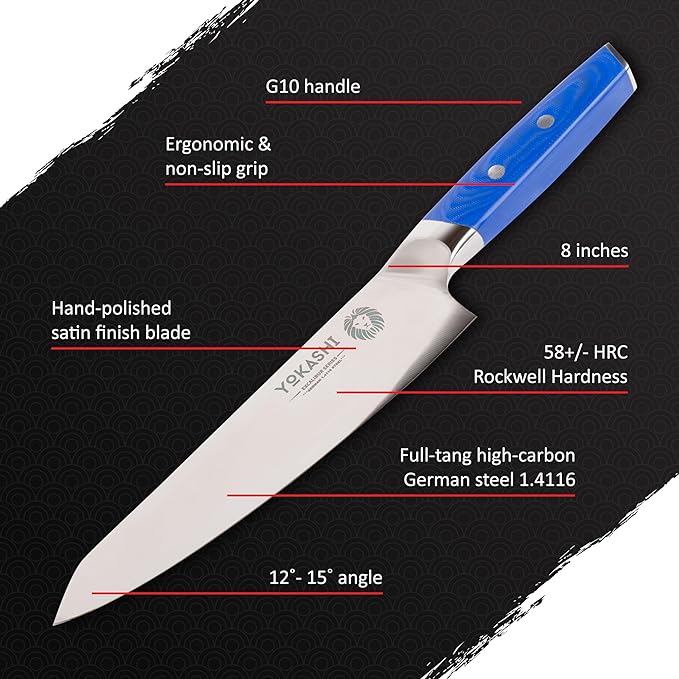 Excalibur chef knife 8 inch