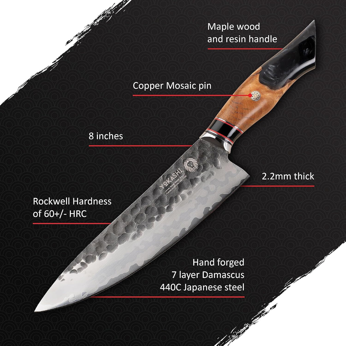 Okami Chef Knife 8 inch
